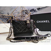 CHANEL'S GABRIELLE Small Hobo Bag 20 Black A91810  - 4