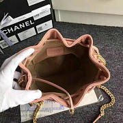 Chanel Lambskin Drawstring Bucket Bag Pink BagsAll A91885 VS06999 - 6