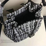 Chanel Black/White Tweed Bucket Bag bagsAll A13042 VS05802 - 3