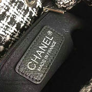 Chanel Black/White Tweed Bucket Bag bagsAll A13042 VS05802 - 4