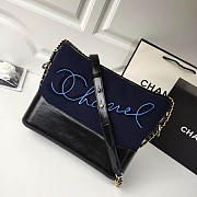 CHANEL'S GABRIELLE Large Hobo Bag 28 Navy Blue - 1