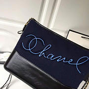 CHANEL'S GABRIELLE Large Hobo Bag 28 Navy Blue - 6