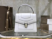 bagsAll Bvlgari Serpenti Forever Calf Leather Flap Cover Handle Bag 283171 - 1