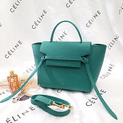 BagsAll Celine Belt Bag Tiffany Blue Calfskin Z1192 27cm - 1