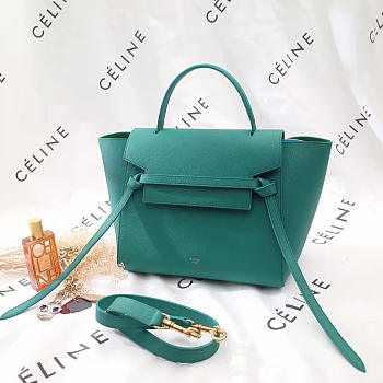 BagsAll Celine Belt Bag Tiffany Blue Calfskin Z1192 27cm