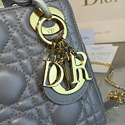 bagsAll Mini Lady Dior Gray/Gold 1549 - 2