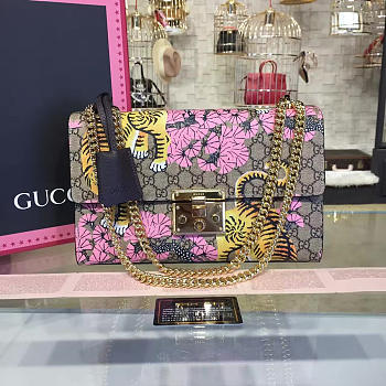Gucci Padlock 30 Ophidia Leather Tiger 2162