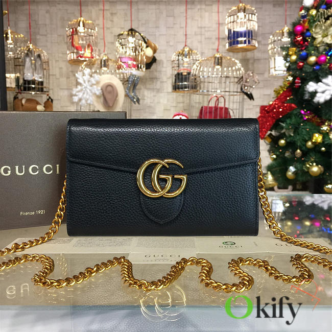 Gucci GG Marmont Black Leather 2186 - 1