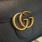 Gucci GG Marmont Black Leather 2186 - 6