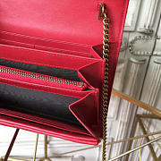 Gucci GG Marmont 20 Mini Chain Bag Red 2590 - 6