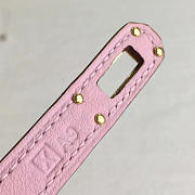 Hermès Kelly Clutch 20 Pink/Gold BagsAll Z2839 - 4