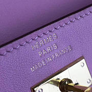 Hermès Kelly Clutch 20 Pink/Gold BagsAll Z2839 - 5