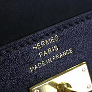 Hermès Kelly Clutch 20 Black/Gold BagsAll Z2850 - 4