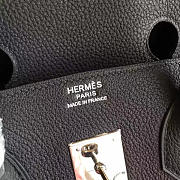 Hermes Birkin Epsome Black/ Silver BagsAll Z2946 35cm - 2