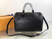 Louis Vuitton Supreme Speedy Black M40432 30cm - 3