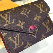 Louis Vuitton Victorine Wallet 12 Monogram Fuchsia 3038 - 6