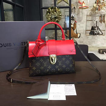  Louis Vuitton Monogram BagsAll  One Handle Flap Bag MM RED 3296