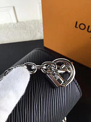 Louis Vuitton TWIST BLACK MM NOIR 3682 23cm  - 6
