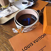 BagsAll Louis Vuitton Belt Damier Azur Canvas 1 - 6