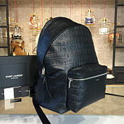YSL Monogram Backpack 38 Black BagsAll 4790 - 3