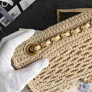 CC Crochet Braid Cayo Coco Flap Bag Beige BagsAll A93680 VS02814 - 3