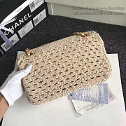 CC Crochet Braid Cayo Coco Flap Bag Beige BagsAll A93680 VS02814 - 4