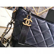 CHANEL'S GABRIELLE Small Hobo Bag 20 Navy Blue A91810 - 3
