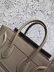 BagsAll Celine Leather Micro Luggage 1068 Olive Green 26cm - 5