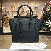 BagsAll Celine Leather Micro Luggage Z1071 black 28.5cm - 1