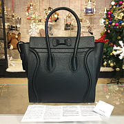 BagsAll Celine Leather Micro Luggage Z1071 black 28.5cm - 4