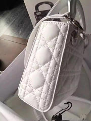 Okify Dior Lady Bag In White 17x15x5cm - 6