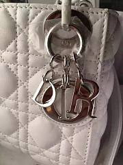 Okify Dior Lady Bag In White 17x15x5cm - 4