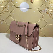 Gucci GG Flap Shoulder Bag On Chain Pink BagsAll 510303 - 2