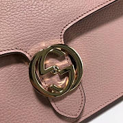 Gucci GG Flap Shoulder Bag On Chain Pink BagsAll 510303 - 5
