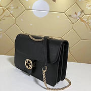 Gucci GG Flap Shoulder Bag On Chain Black BagsAll 510303 - 6
