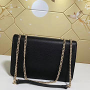 Gucci GG Flap Shoulder Bag On Chain Black BagsAll 510303 - 5
