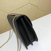 Gucci GG Flap Shoulder Bag On Chain Black BagsAll 510303 - 4