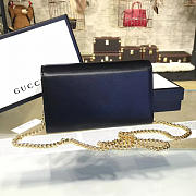 Gucci Chain Bag Black Leather 2151 20cm - 4