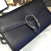 Gucci Dionysus 20 Chain Bag Black Leather 2176 - 6