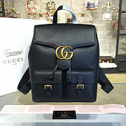 Gucci GG Marmont 39 Backpack Black Leather - 6