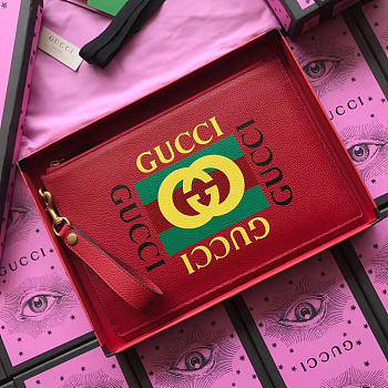 Gucci GG Leather 30 Clutch Bag BagsAll Z02