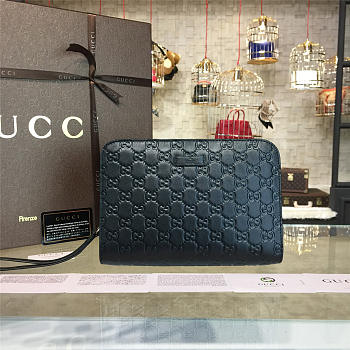 Gucci GG Leather Clutch Bag BagsAll Z013