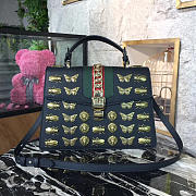 Gucci Sylvie Medium Top Handle Bag BagsAll 2589 - 1