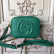 Gucci Soho Disco 21 Leather Bag Green Z2604 - 1