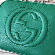 Gucci Soho Disco 21 Leather Bag Green Z2604 - 5