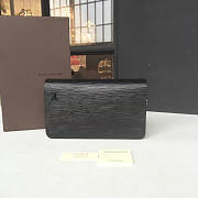 LOUIS VUITTON ZIPPY Wallet 19 Black Noir 3153 - 1