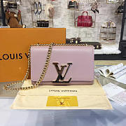 Louis Vuitton LOUISE CHAIN Pink PM 3439 21cm - 1