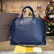 Louis Vuitton Alma PM Epi Leather Indigo M40620 32cm  - 4