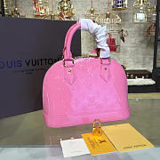 Louis Vuitton ALMA BB Monogram Vernis Leather 3545 24cm  - 4