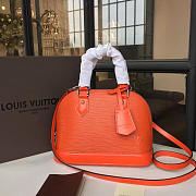  Louis Vuitton Alma BB ORANGE Epi Leather 3553 25cm  - 1